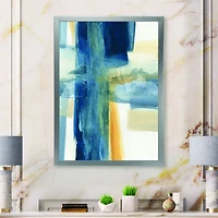 Indigo Panel VI  Canvas Artwork