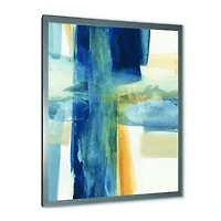 Indigo Panel VI  Canvas Artwork