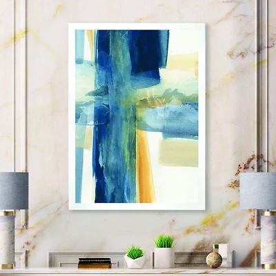 Indigo Panel VI  Canvas Artwork