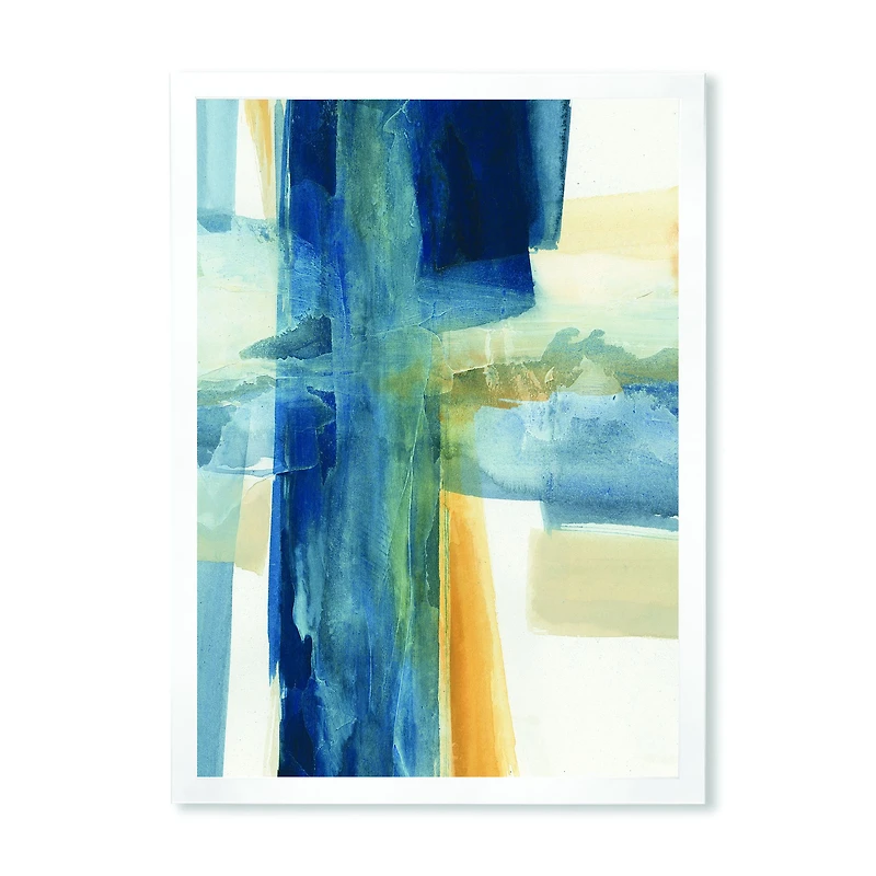 Indigo Panel VI  Canvas Artwork