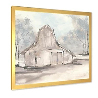Farmhouse Barn Grey VI  Wall Art