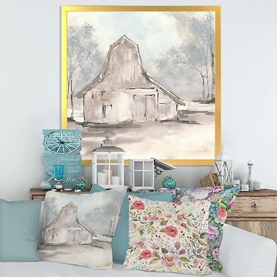 Farmhouse Barn Grey VI  Wall Art