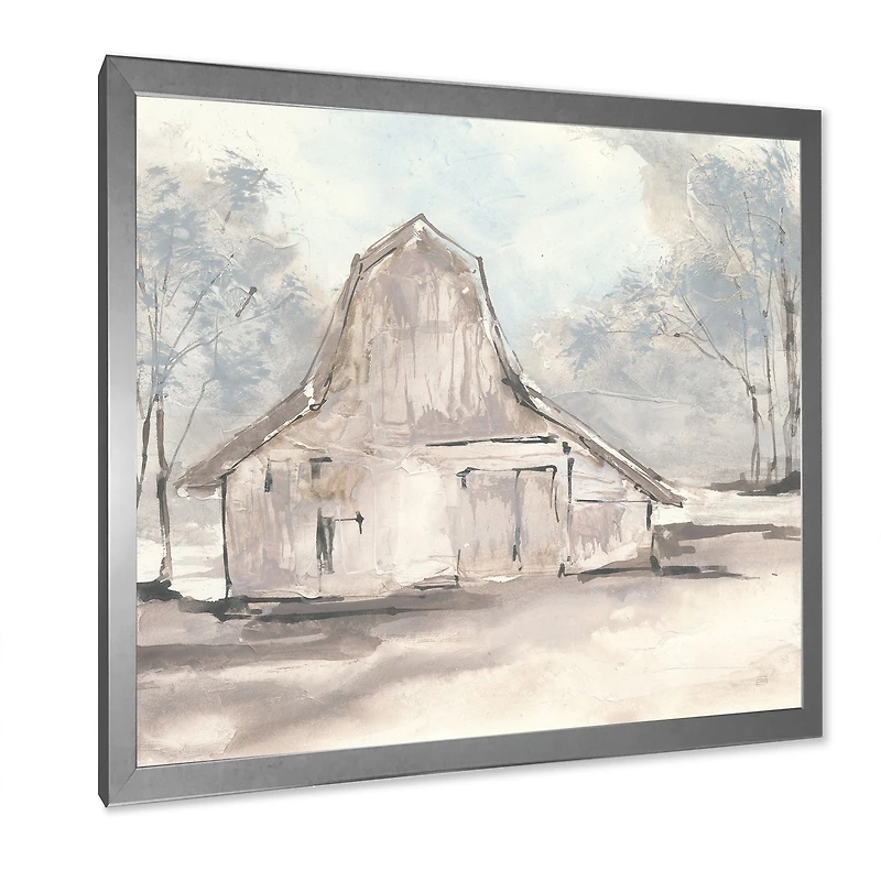 Farmhouse Barn Grey VI  Wall Art