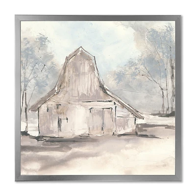 Farmhouse Barn Grey VI  Wall Art