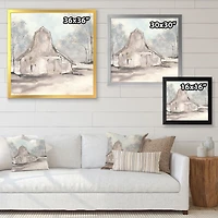 Farmhouse Barn Grey VI  Wall Art