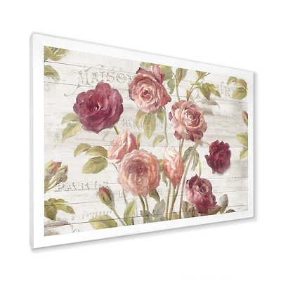 French Roses I Canvas Wall Art
