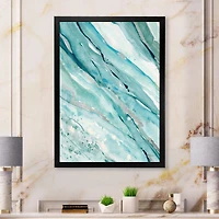 Toile « Silver Springs I Blue Green »