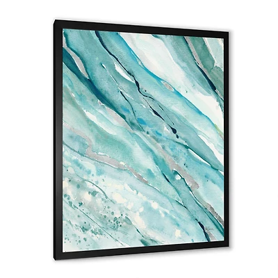 Toile « Silver Springs I Blue Green »