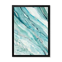 Toile « Silver Springs I Blue Green »