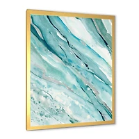 Toile « Silver Springs I Blue Green »