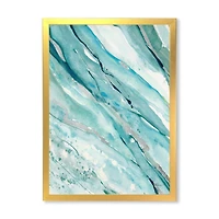 Toile « Silver Springs I Blue Green »