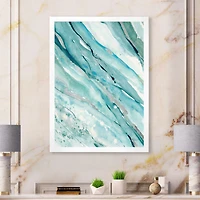 Silver Springs I Blue Green  Wall Art