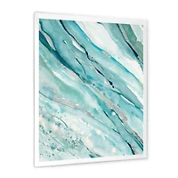 Toile « Silver Springs I Blue Green »