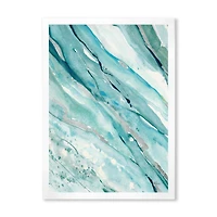 Toile « Silver Springs I Blue Green »