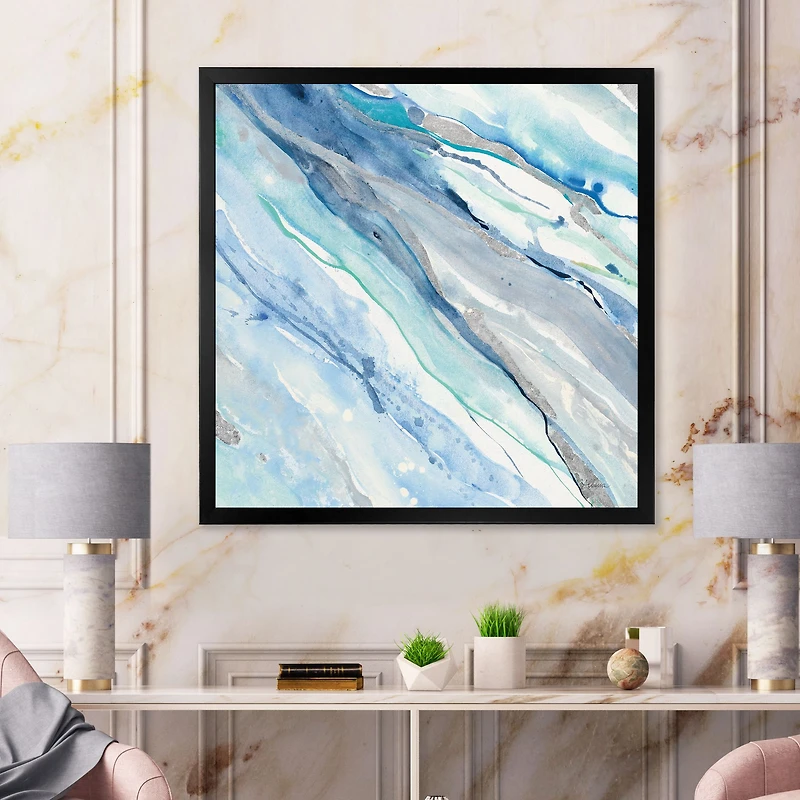 Toile « Blue Silver Spring II