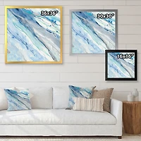 Blue Silver Spring II Canvas