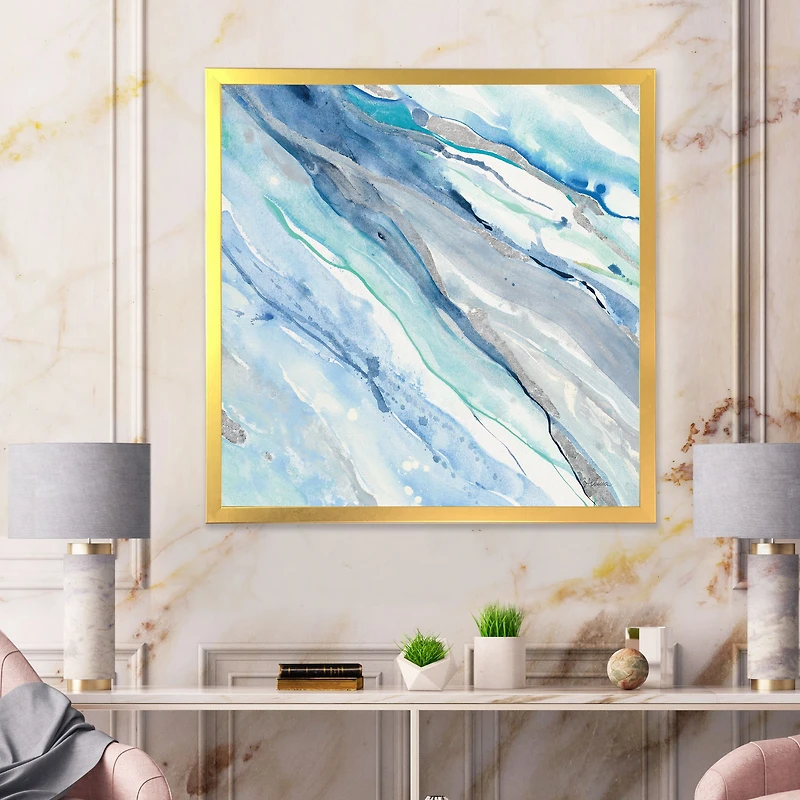 Toile « Blue Silver Spring II
