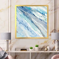 Toile « Blue Silver Spring II