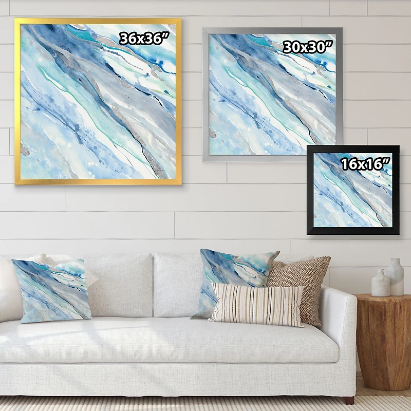Blue Silver Spring II Canvas