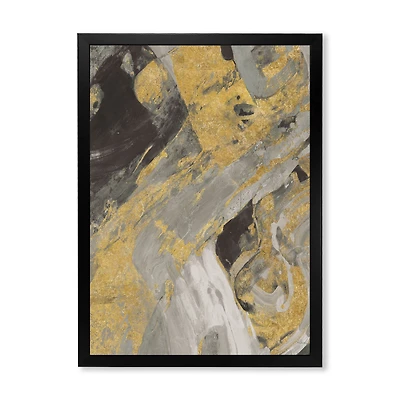 Marble Gold and Black Wall Art
