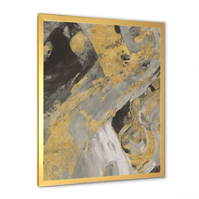 Marble Gold and Black Wall Art