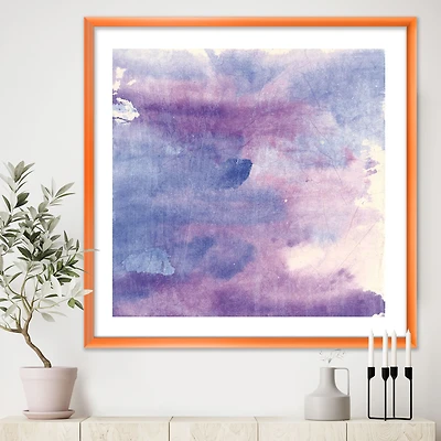 Watercolor Purple Haze II  Wall Art