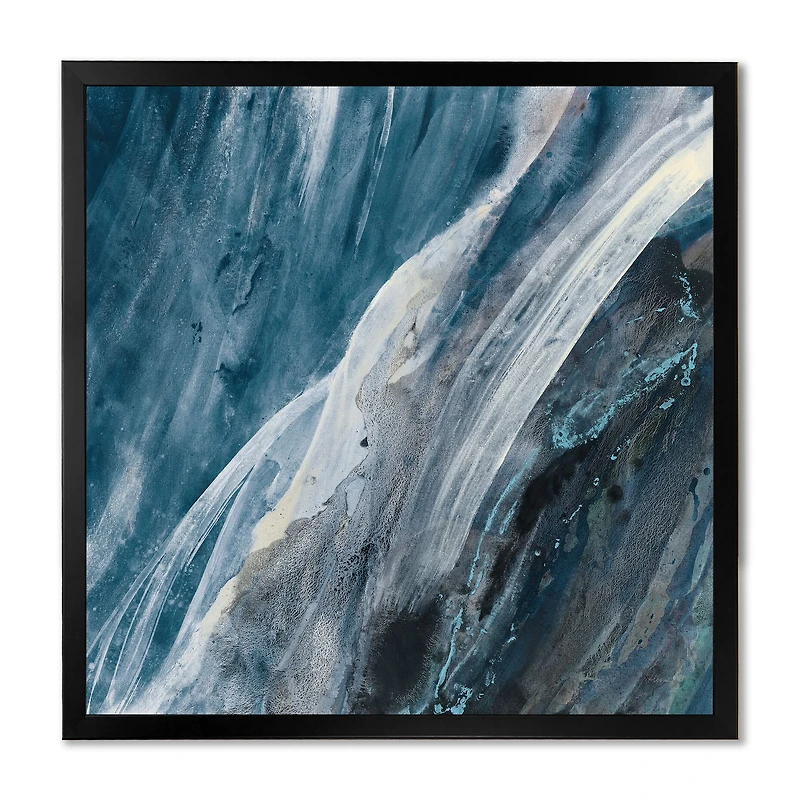 Toile « Splash Blue Indigo »