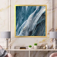 Toile « Splash Blue Indigo »