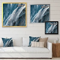 Toile « Splash Blue Indigo »