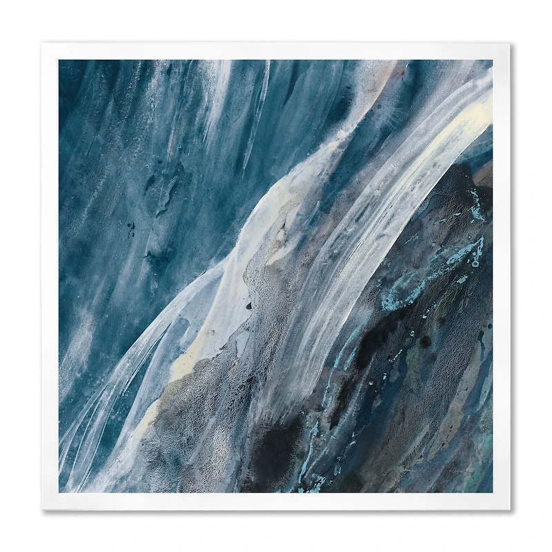 Toile « Splash Blue Indigo »