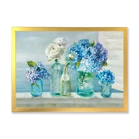 Coastl Flowers Bouquets  Canvas Art
