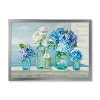 Coastl Flowers Bouquets  Canvas Art