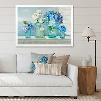Coastl Flowers Bouquets  Canvas Art