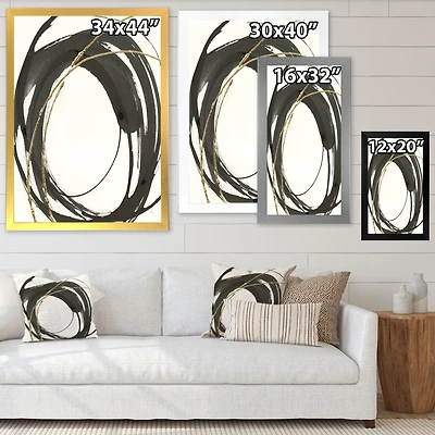 Toile « Gold our Circle I »