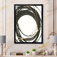 Gold Glamour Circle II  Wall Art
