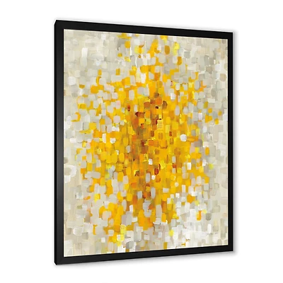 Toile  « Glam Yellow Explosion Blocks »