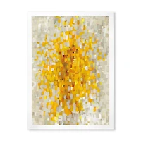 Toile  « Glam Yellow Explosion Blocks »