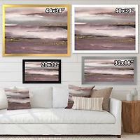 Purple Glam Storm IV  Wall Art