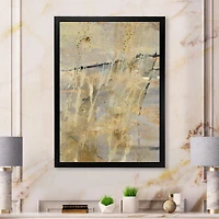 Geometric Cream Block II  Wall Art