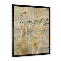 Geometric Cream Block II  Wall Art