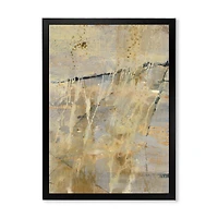 Geometric Cream Block II  Wall Art