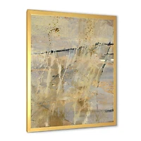 Geometric Cream Block II  Wall Art