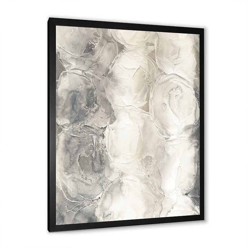 Gray Circles I  Canvas Wall Art