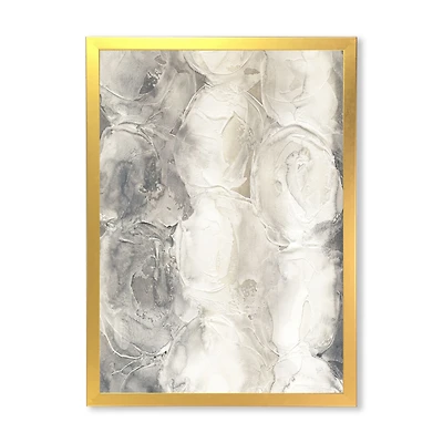 Gray Circles I Canvas Wall Art