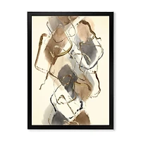 Gold Glam Squares III  Wall Art