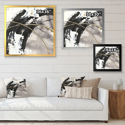 Toile « Glam Painted Arcs I »