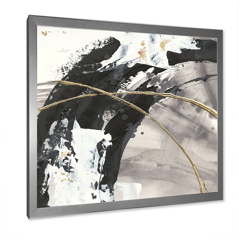 Glam Painted Arcs I Canvas