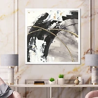 Toile « Glam Painted Arcs I »