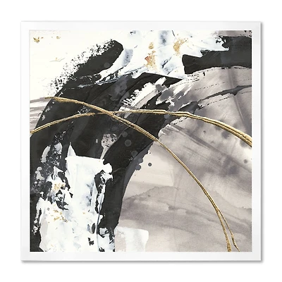 Glam Painted Arcs I Canvas