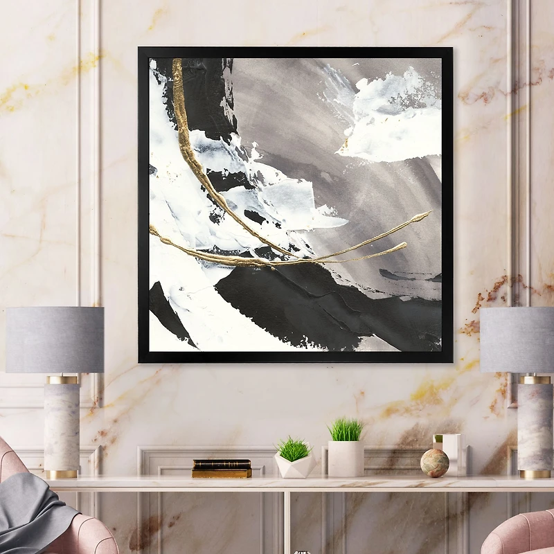 Toile imprimée « Glam Printed Arcs II »